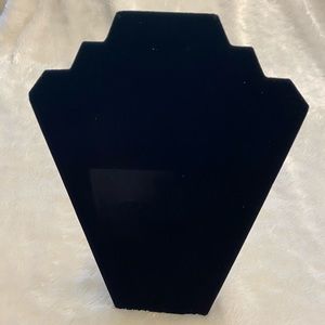 Black Velvet Jewelry Display Stand